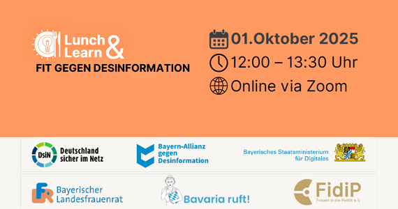 Lunch & Learn: Fit gegen Desinformation